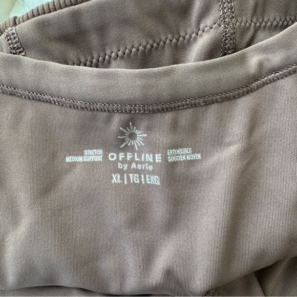 Aerie Offline Stretch Medium Support Ribbed Sports Bra - Picture 4 of 4